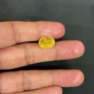 Yellow Sapphire (Pokhraaj) With Lab Certificate